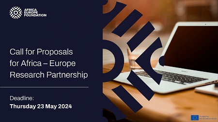 Call for Proposals for Africa-Europe Research Partnership