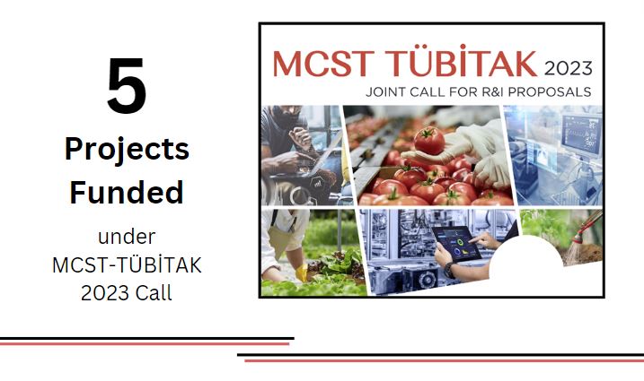 MCST-TUBITAK Funded Projects under 2023 Call announcement