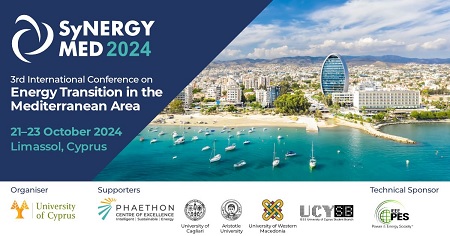 SyNERGY MED 2024 - The 3rd International Conference on Energy Transition in the Mediterranean Area