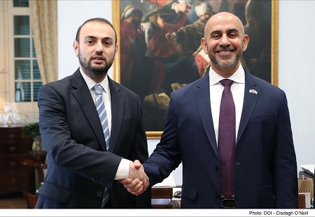 H.E. Abdulla Nasser Lootah and Hon. Keith Azzopardi Tanti